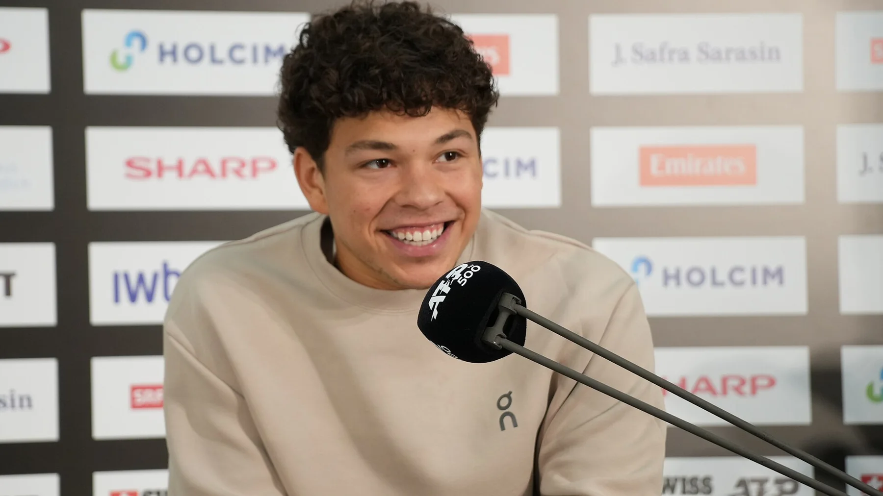 Ben Shelton at the 2025 ATP 500 tournament in Basel