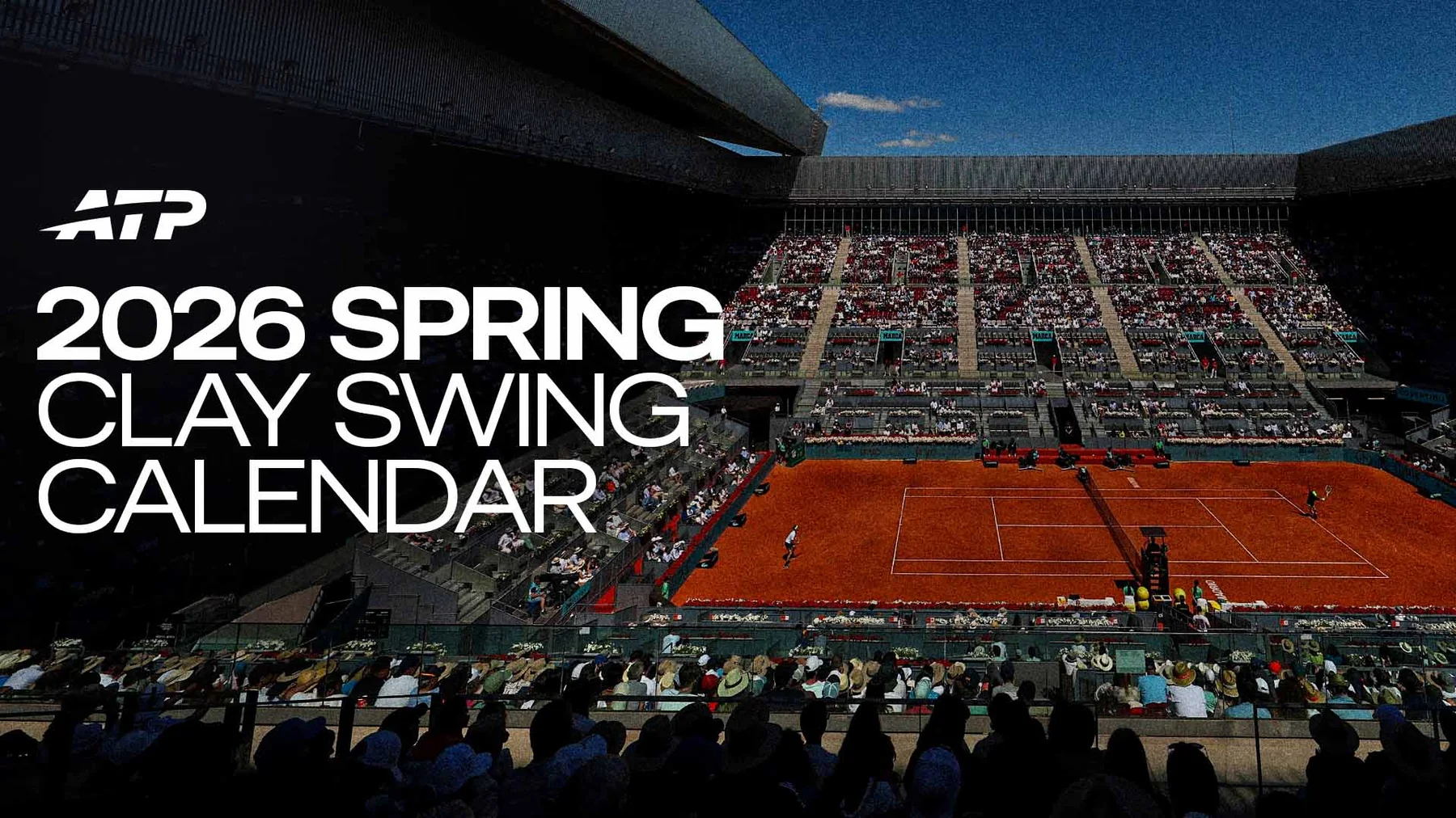 ATP players featured for the 2026 European clay-court season